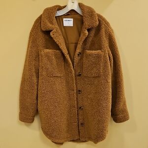 Old Navy Tan Fleece Jacket
